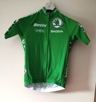 Santini Karma Evo maglia ciclismo verde