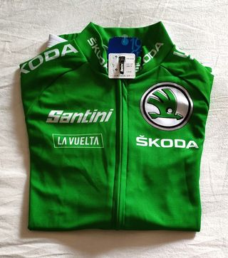 Santini Karma Evo maglia ciclismo verde