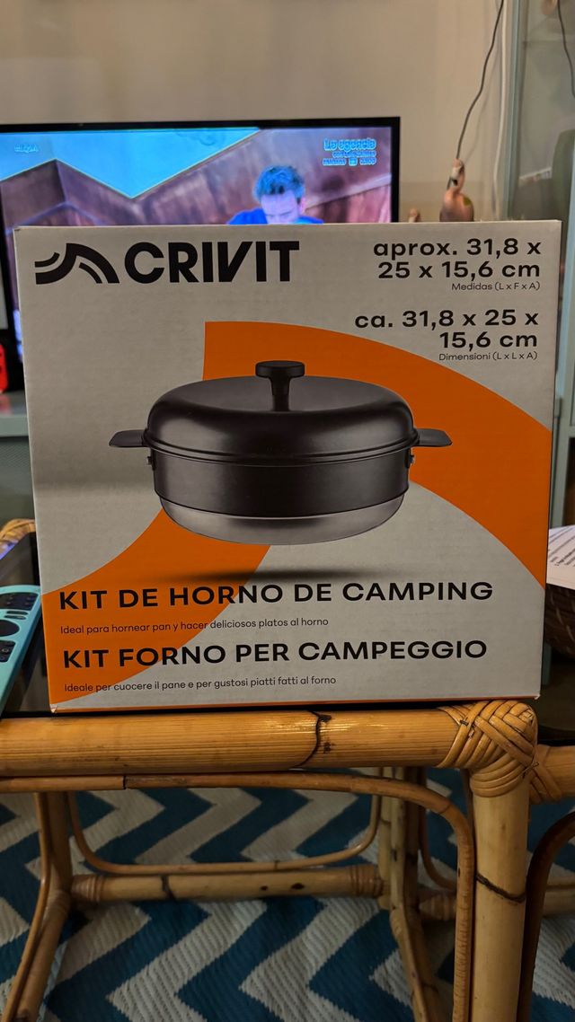 Kit Horno Camping CRIVIT Nuevo