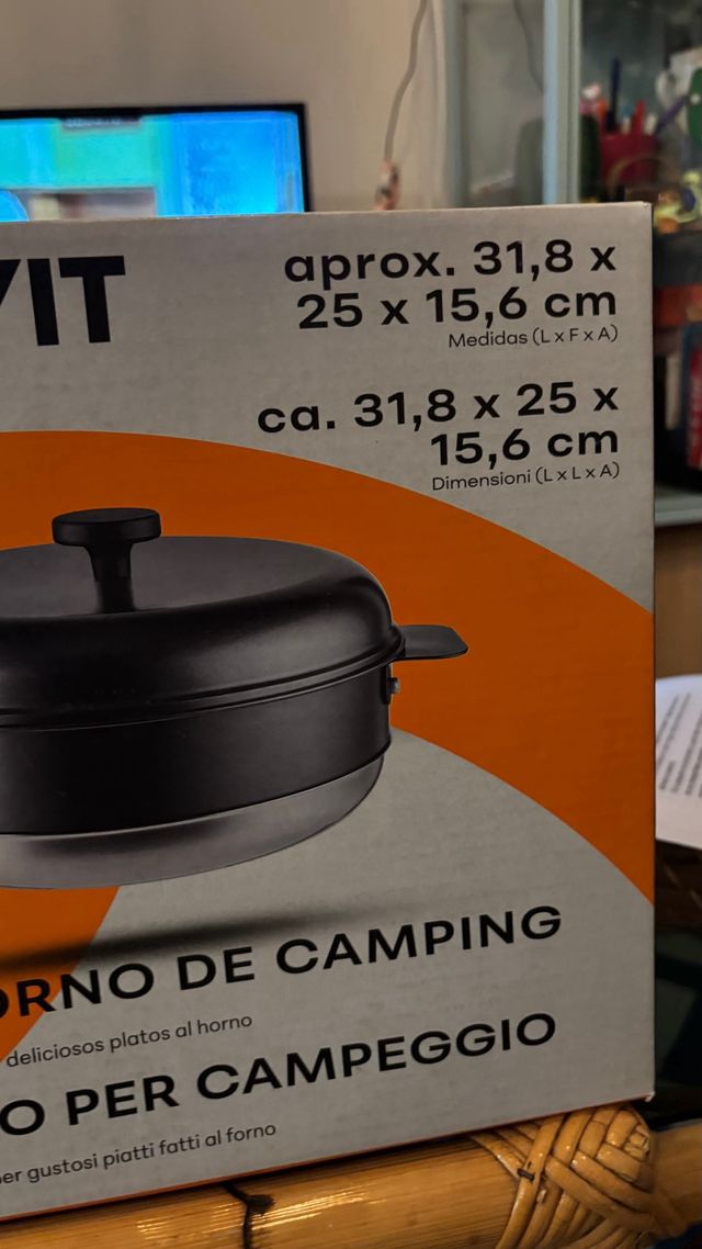 Kit Horno Camping CRIVIT Nuevo