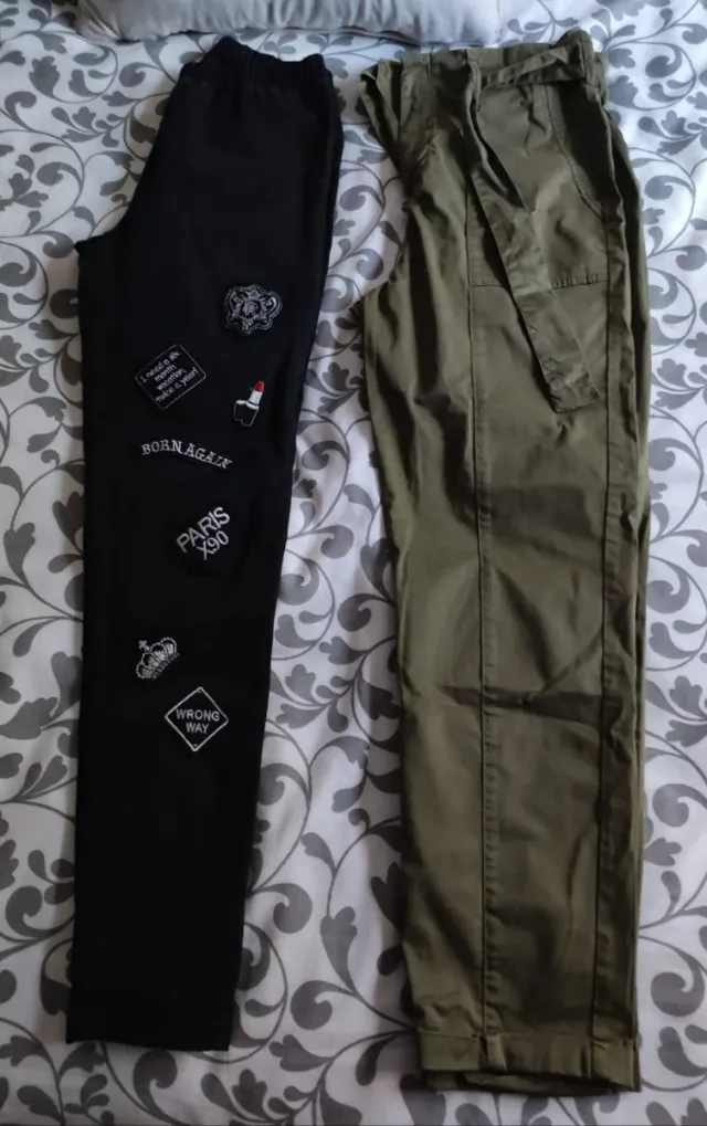 Lote 10 Pantalones Varias Marcas Chica talla 34-36