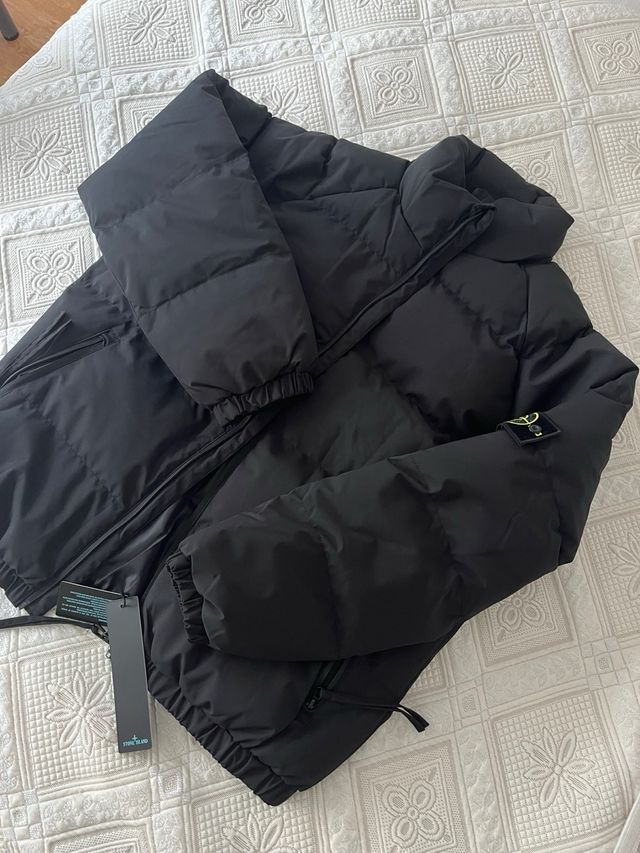 Abrigo Stone Island Negro