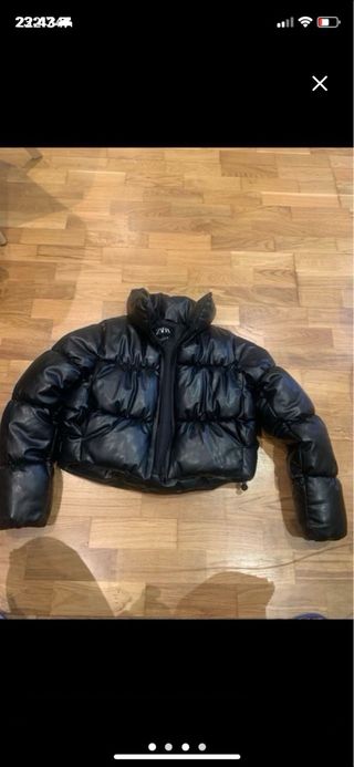 Chaqueta Zara acolchada efecto piel