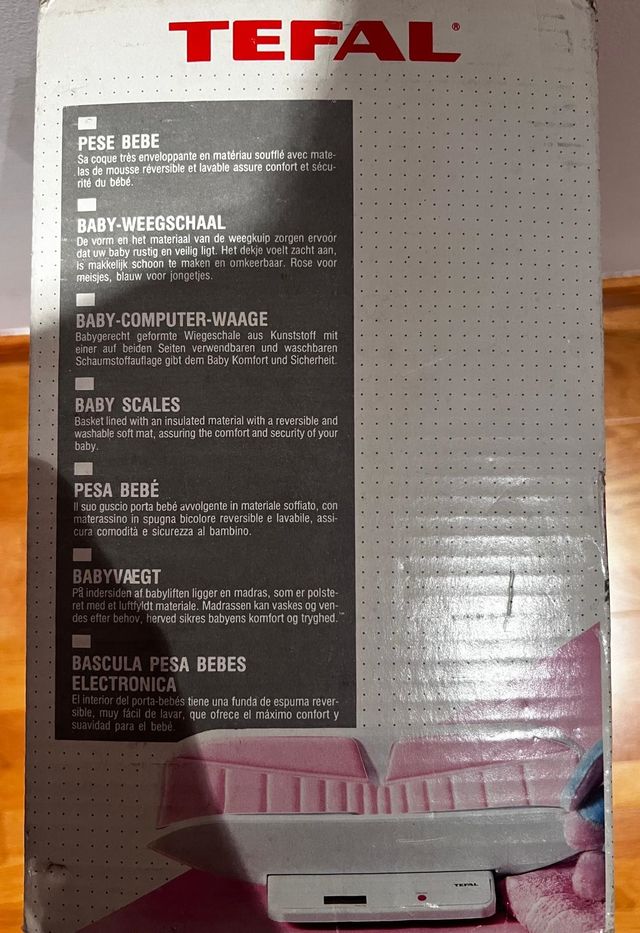 Báscula Bebé Tefal Sensitive Computer