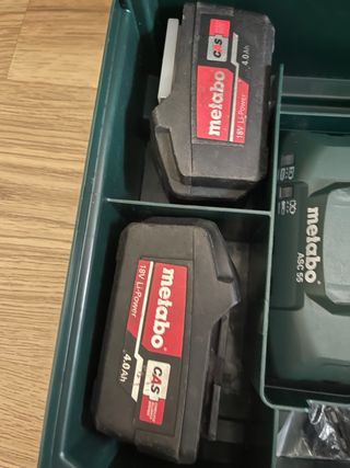 Taladro Metabo SB 18 LT BL + Cargador + 2 Baterías