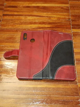 Cover libro Huawei P20 Lite / Nova 3E rosso/nero