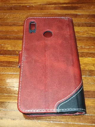 Cover libro Huawei P20 Lite / Nova 3E rosso/nero