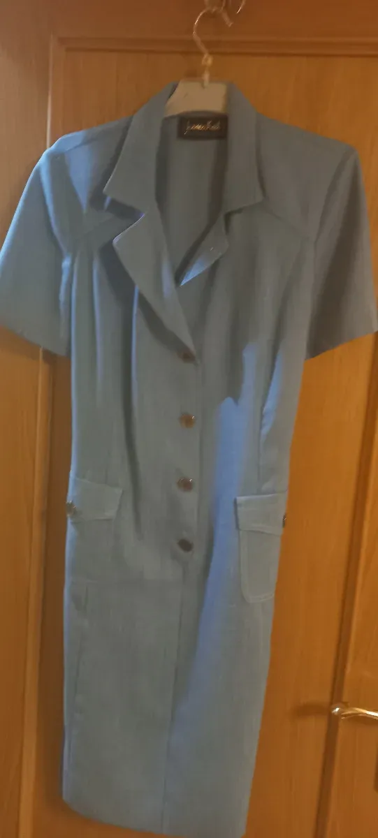 Vestido tipo chaqueta Jantel azul Talla M