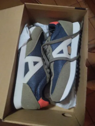 Zapatillas Álvaro Moreno Azul y Verde Oliva