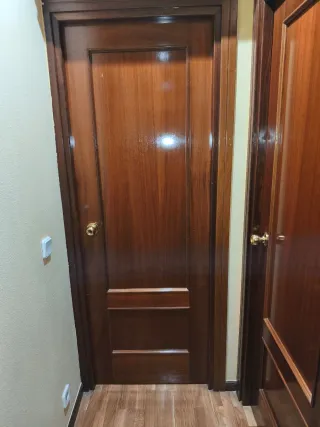 8 Puertas Madera con Moldura y 1 Cristal