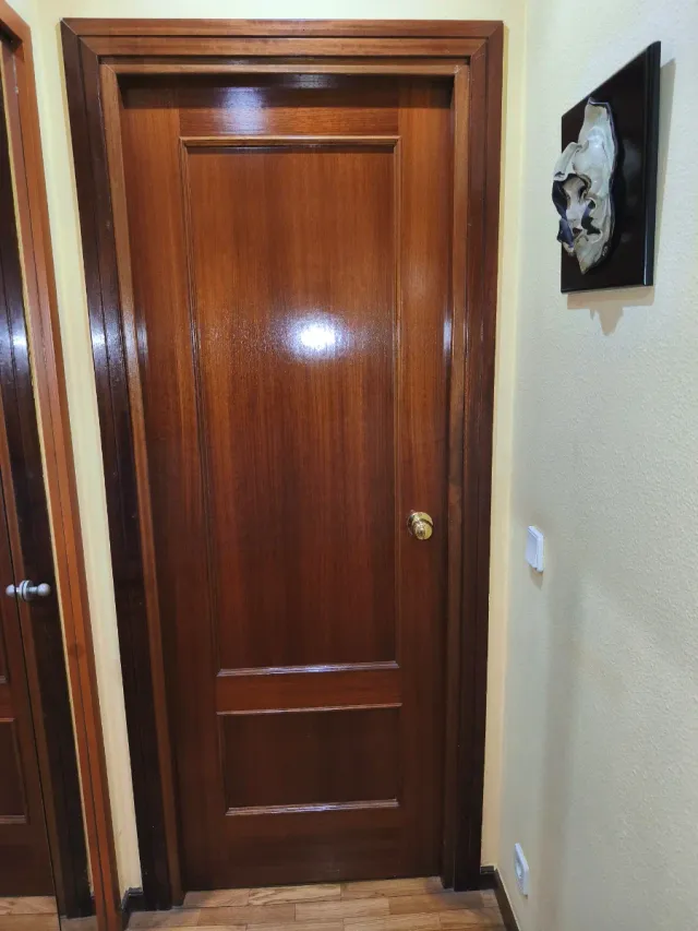8 Puertas Madera con Moldura y 1 Cristal