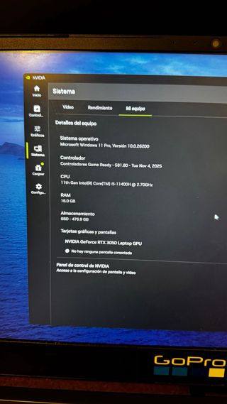 Portátil Gaming Gigabyte RTX 3050