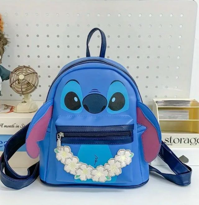 Mochila Stitch Azul