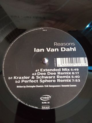 IAN VAN DAHL - REASON - VINILO REMEMBER