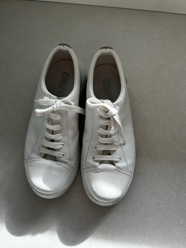 Zapatillas Camper Piel Blancas Talla 38