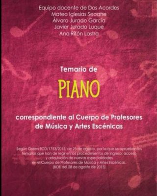 Temario Oposiciones Piano 2025-2026