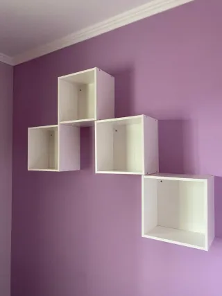 Estanterías Cubo IKEA Blancas