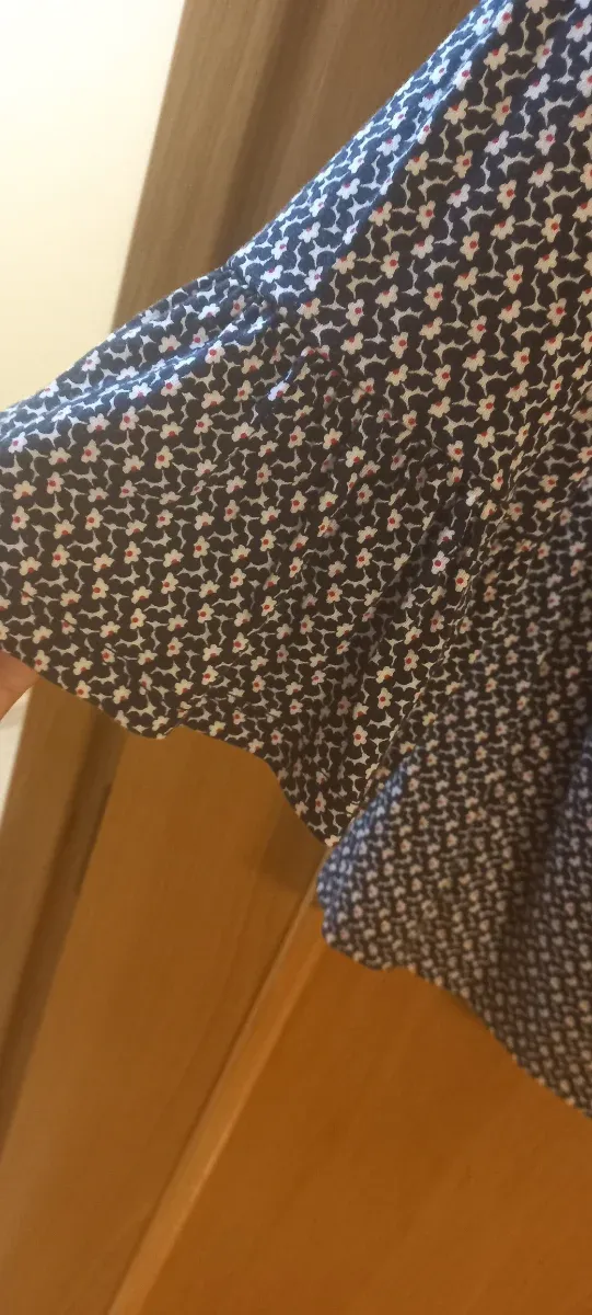 Blusa estampada manga 3/4