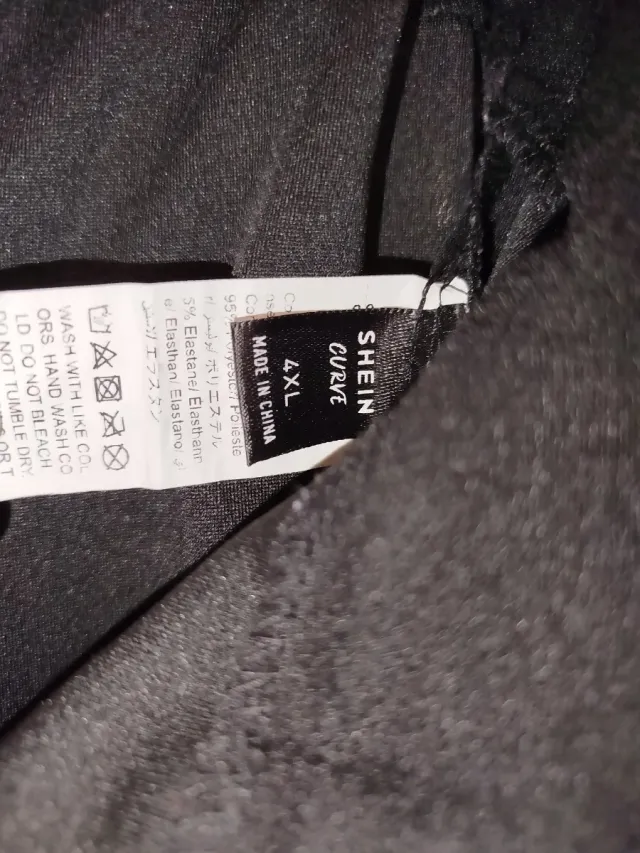 Pantalon negro de vestir talla grande (50-52) 4XL