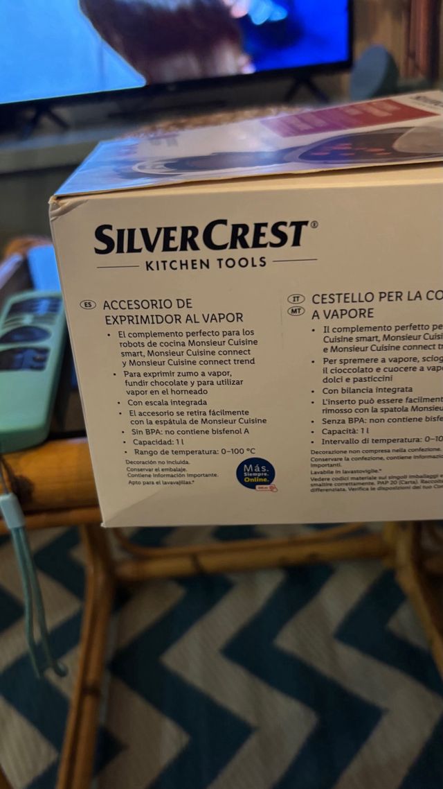 Accesorio exprimidor Vapor Monsieur Cuisine