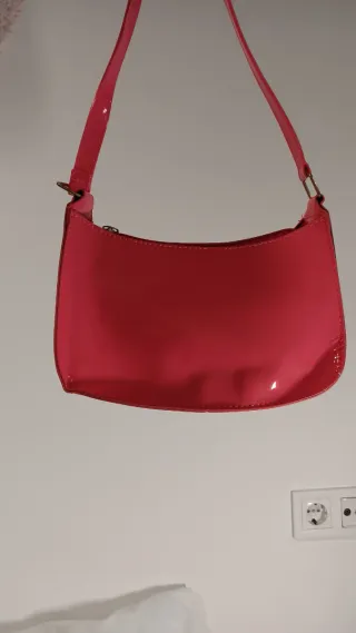 Bolso rosa brillante