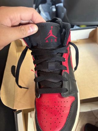 Scarpe Jordan Bambino Nere Rosse