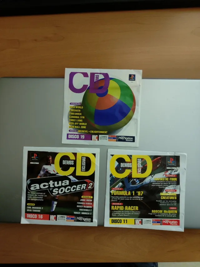 Lote Euro Demo PlayStation 1