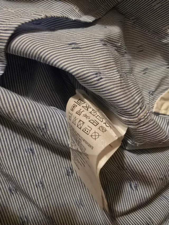 Camisa Pedro del Hierro azul e branco