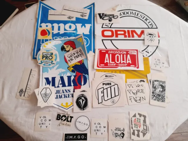 Lote Autocolantes Antigos Variados