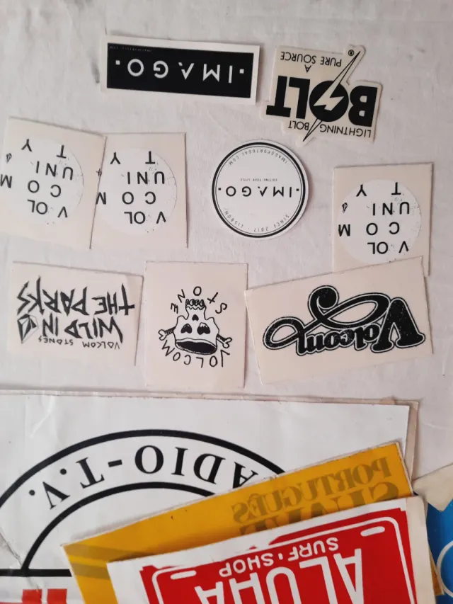 Lote Autocolantes Antigos Variados