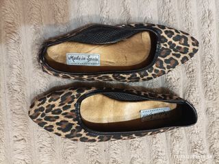Zapatos planos leopardo Made in Spain