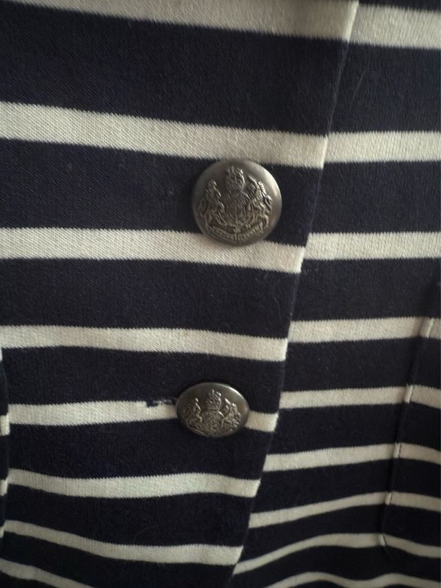 Blazer rayas negro y blanco Talla M