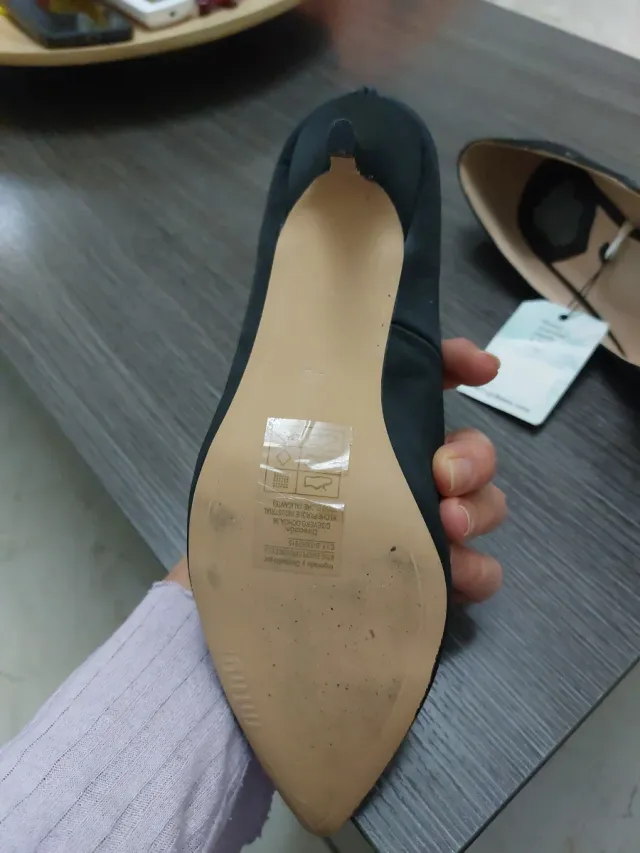 Tacones MTNG Negros Talla 40 Nuevos