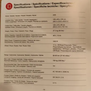 Patinete Eléctrico iScooter iX5S