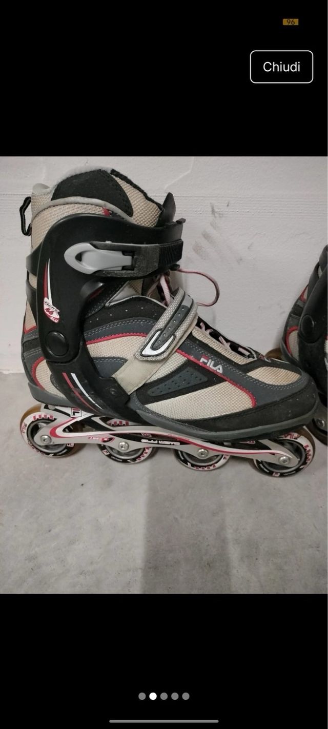 Rollerblade Fila grigio e bianco