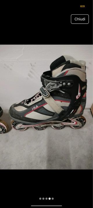 Rollerblade Fila grigio e bianco