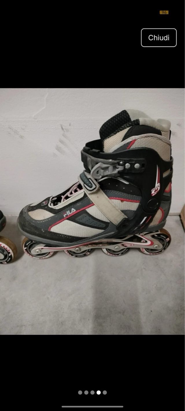 Rollerblade Fila grigio e bianco