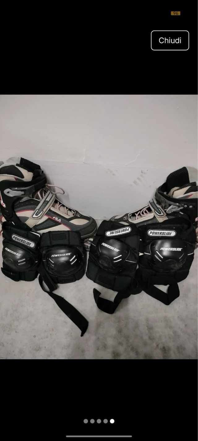 Rollerblade Fila grigio e bianco