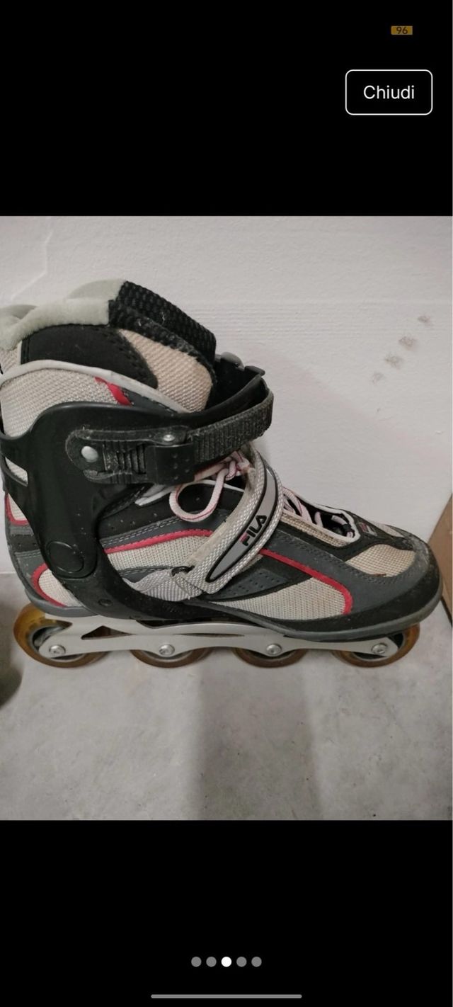 Rollerblade Fila grigio e bianco