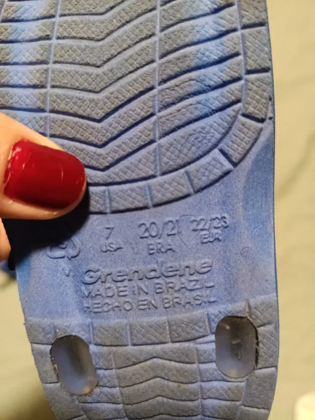 Sandalias bebe tiburón azul