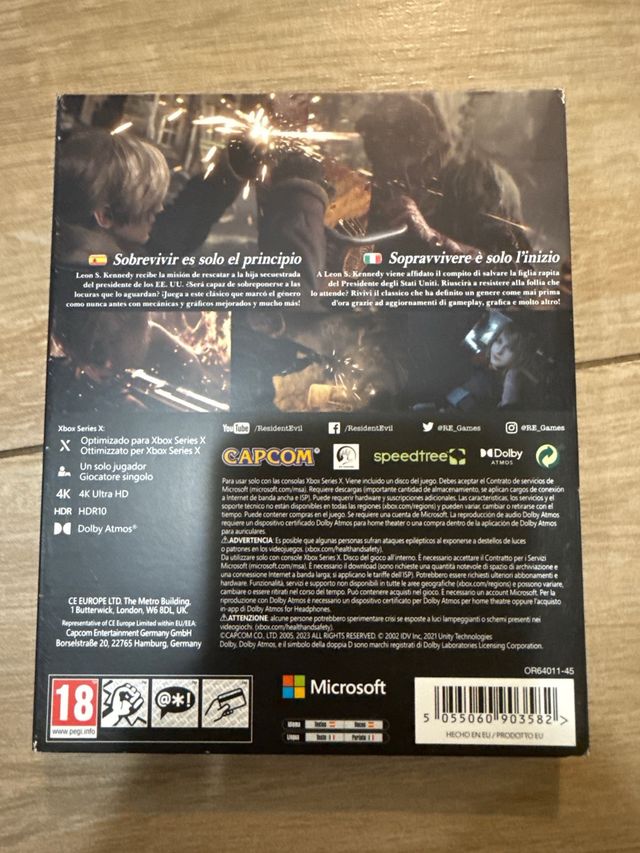 Resident Evil 4 Xbox Steelbook + Quantum Break One