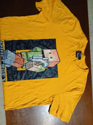 Camiseta Minecraft Bershka Talla L