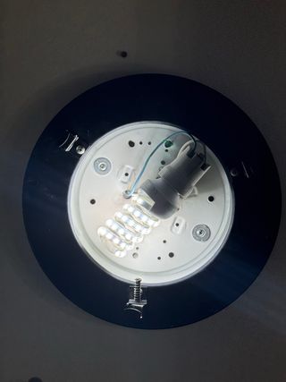 Lampadario soffitto nero/bianco