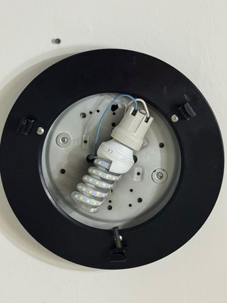 Lampadario soffitto nero/bianco