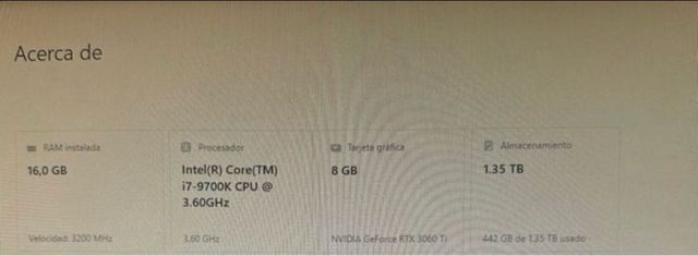 PC Gaming RTX 3060Ti