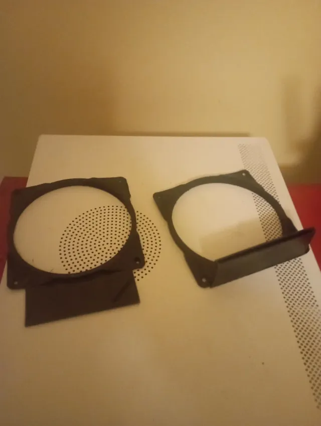 Adaptador 120mm a 120mm PC Negro