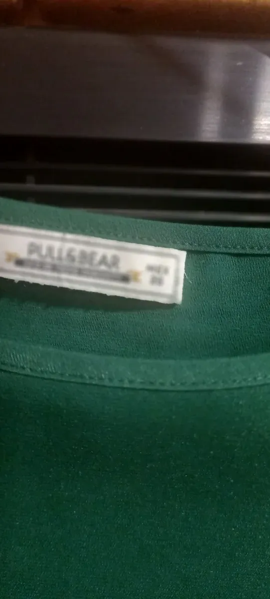 Blusa Pull&Bear verde Talla XS