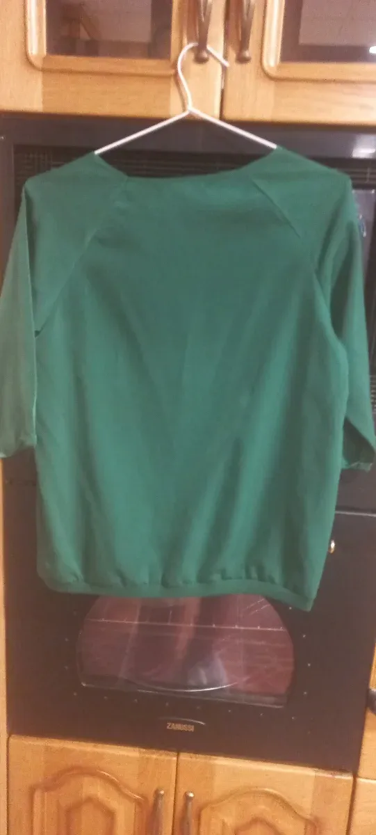 Blusa Pull&Bear verde Talla XS