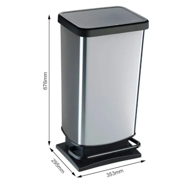 Cubo basura 40L plástico