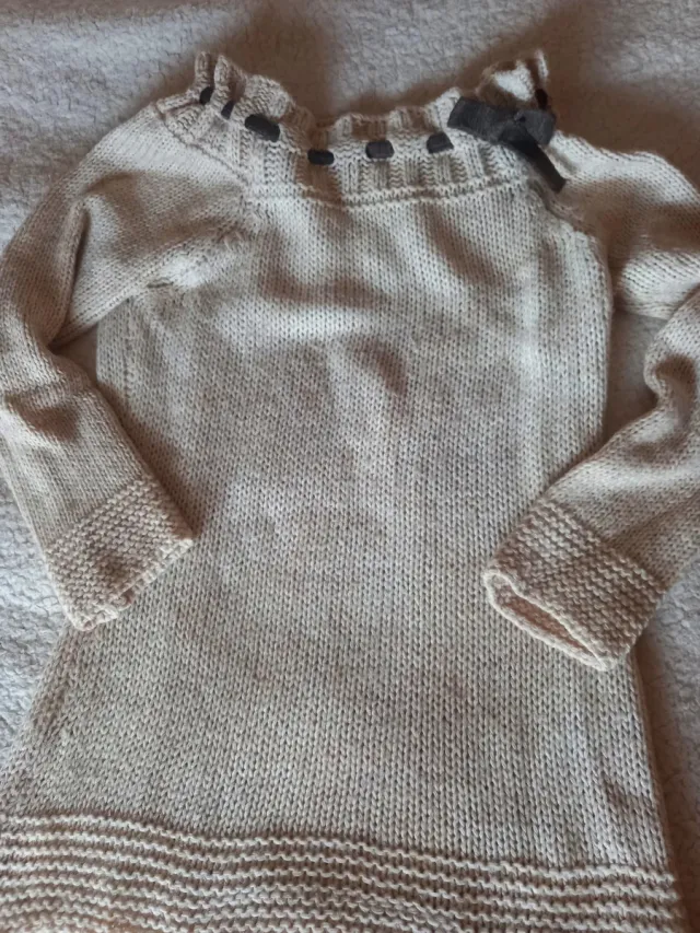 Jersey de punto beige